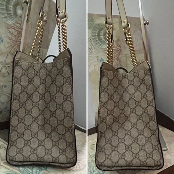 Gucci GG Supreme Padlock Shoulder Bag
